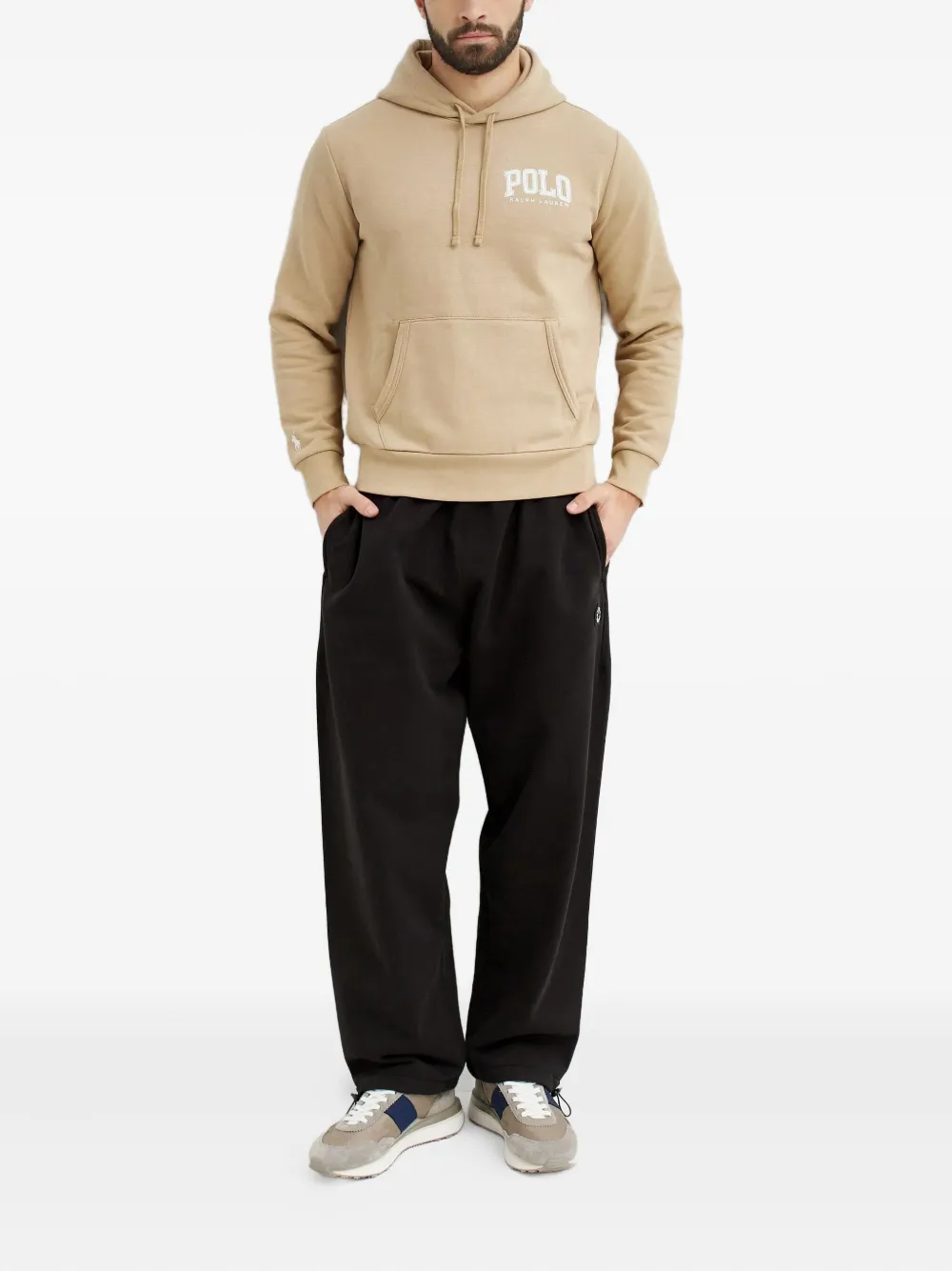 Polo Ralph Lauren Hoodie met logodetail Beige