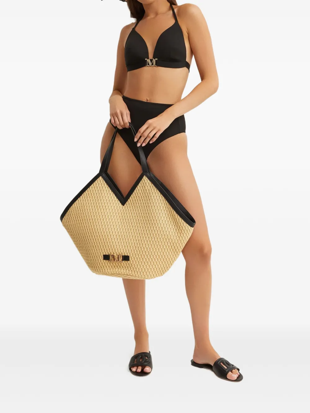 Max Mara Astra bikinitop Zwart