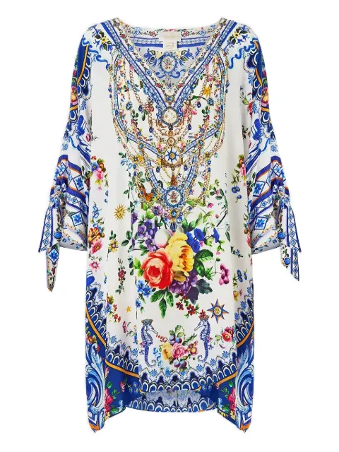 Camilla graphic-print mini dress