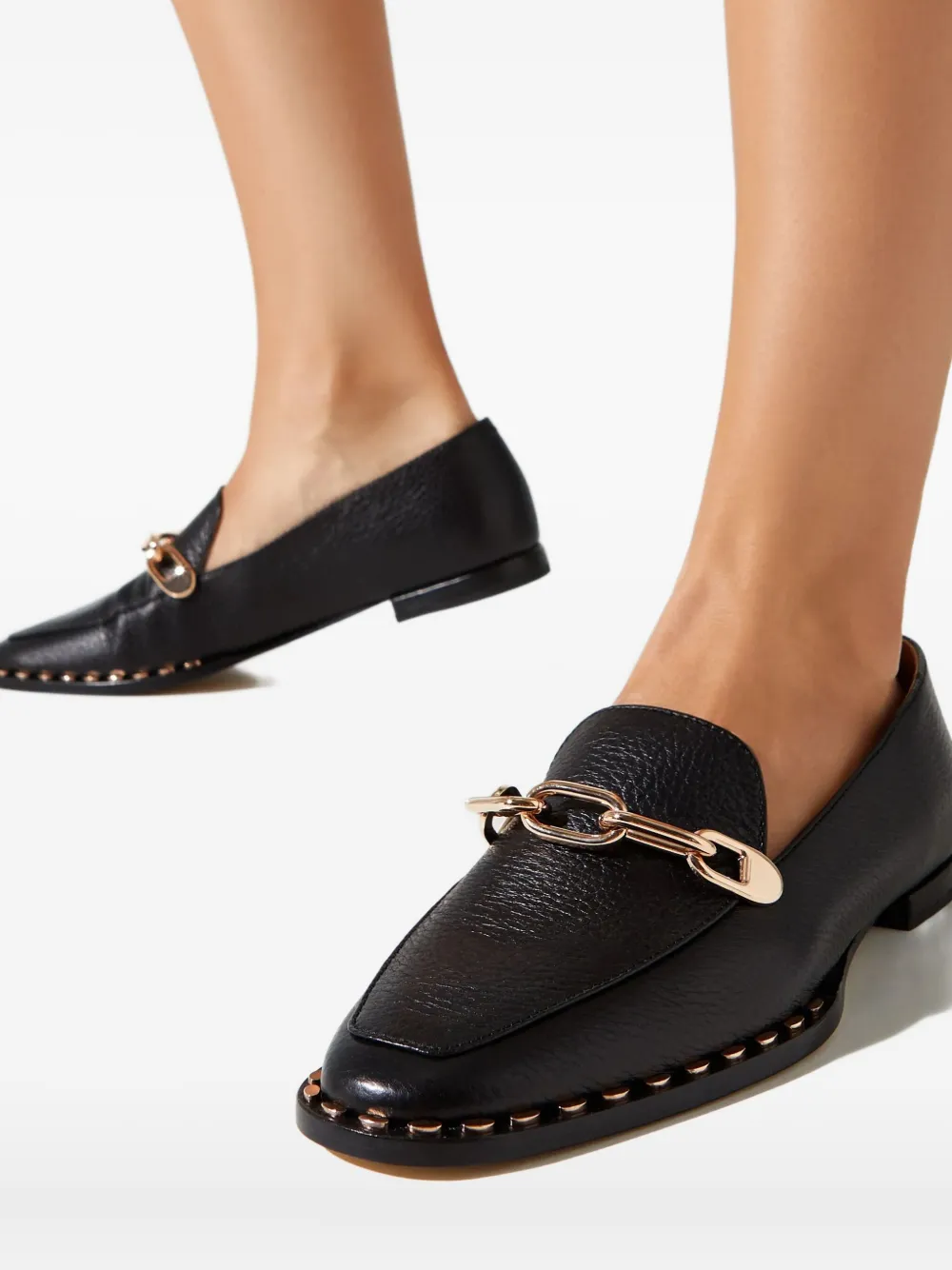 Gabriela Hearst Larisa leren loafers Zwart