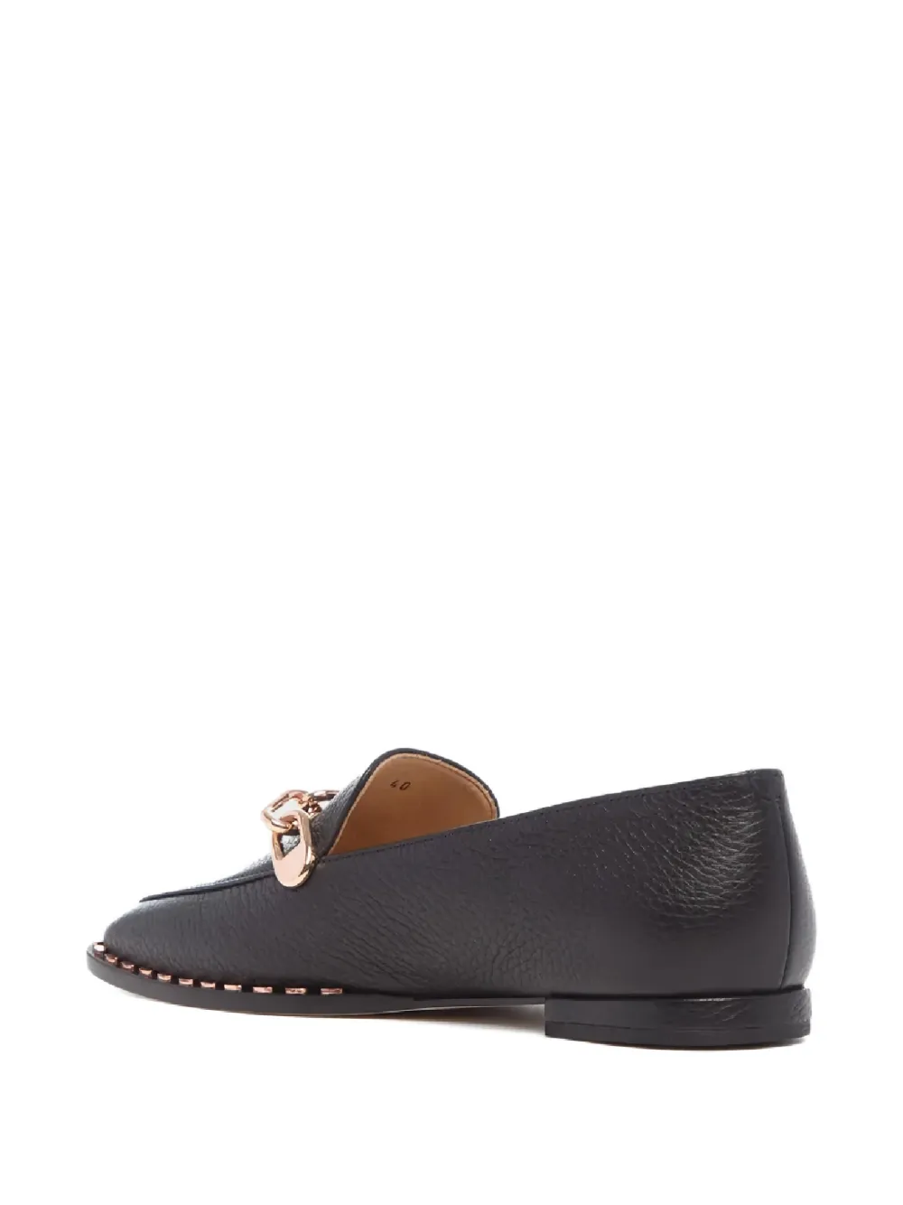Gabriela Hearst Larisa leren loafers Zwart