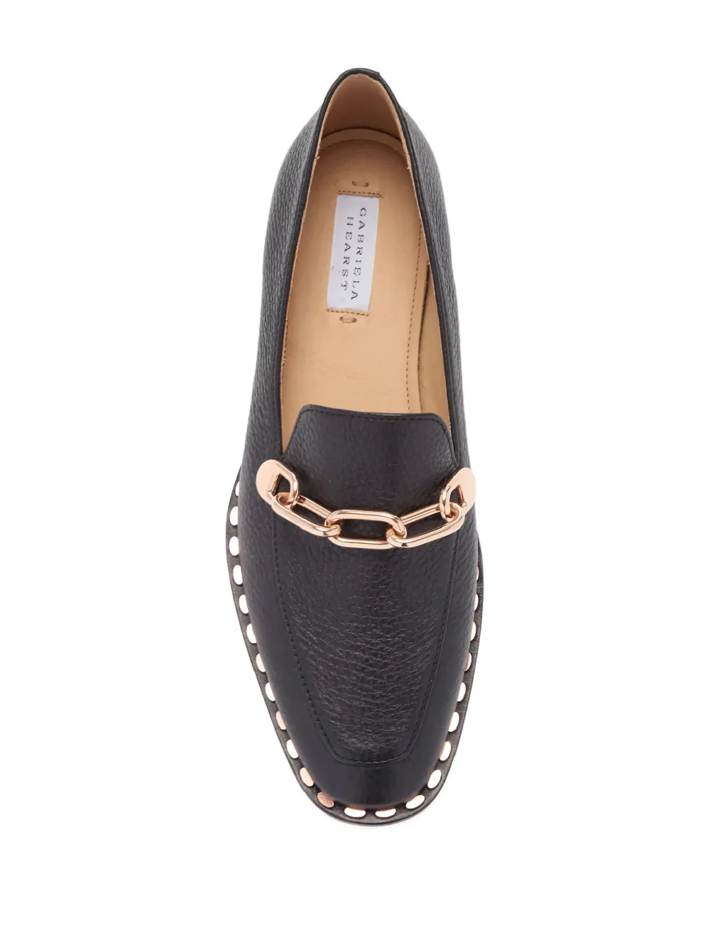 Gabriela Hearst Larisa leren loafers Zwart