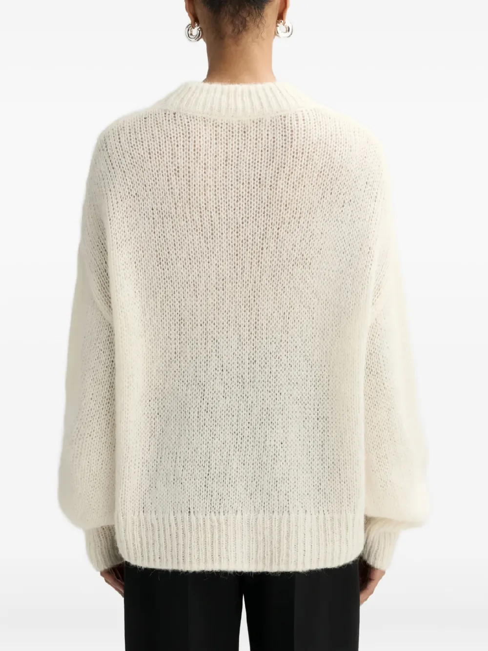 Soft Goat Trui met ronde hals Beige