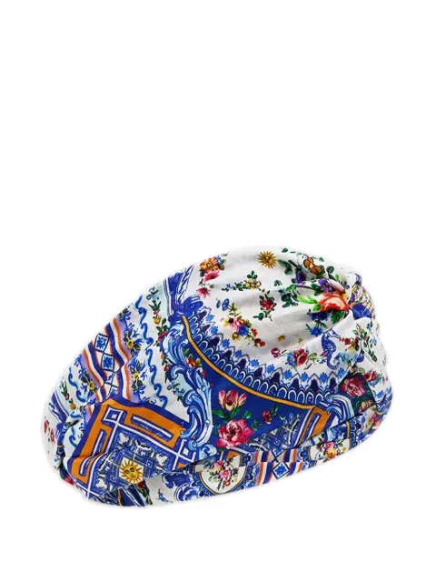 Camilla crystal-embellished printed headband