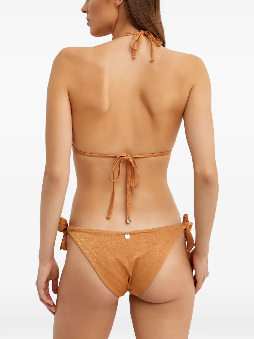 Max Mara Alea bikinitop met triangel cup Oranje