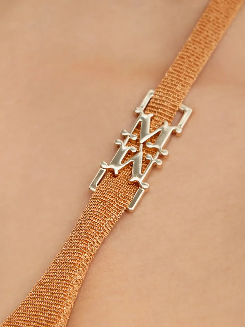 Max Mara Alea bikinitop met triangel cup Oranje