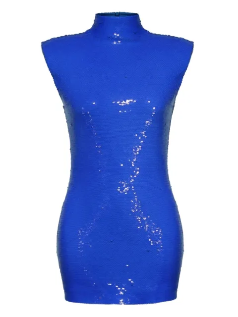 Nuè vestido corto bordado con lentejuelas