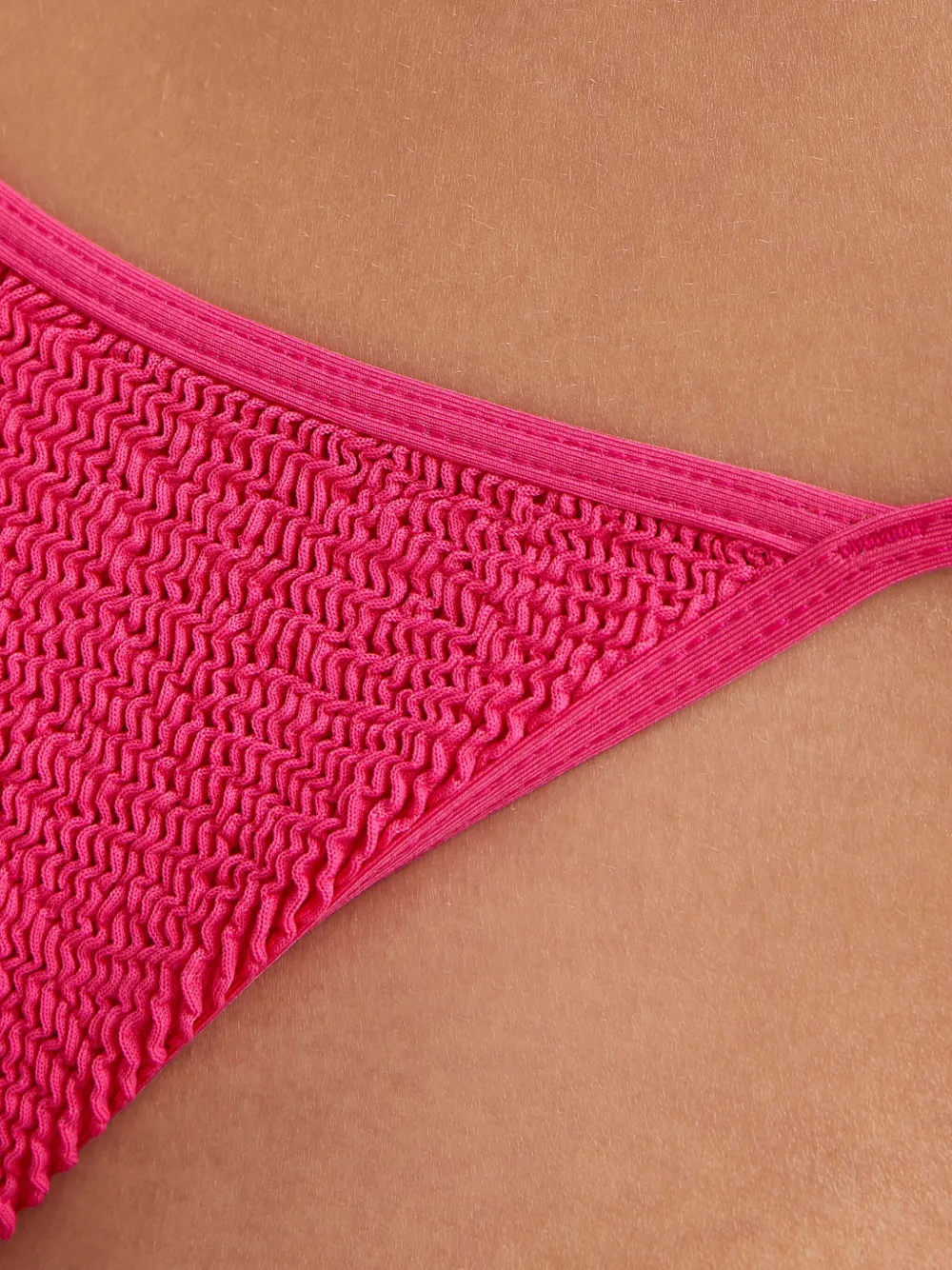 Bond-eye Anisha textured tie bikini bottom | Bikinis | Image 2