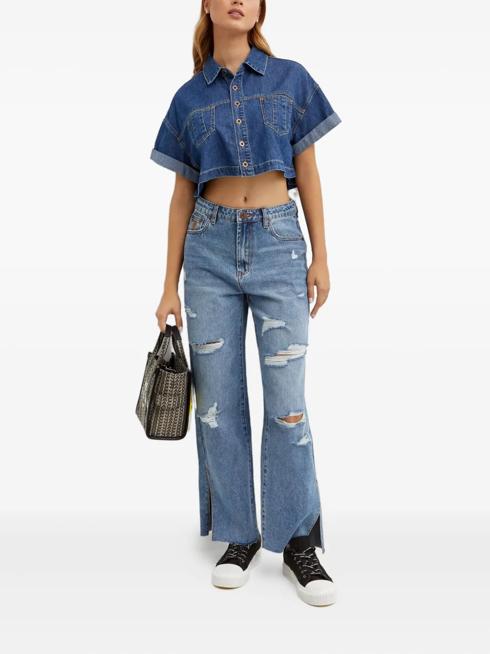 One Teaspoon camisa corta de mezclilla | Camisas | Image 2