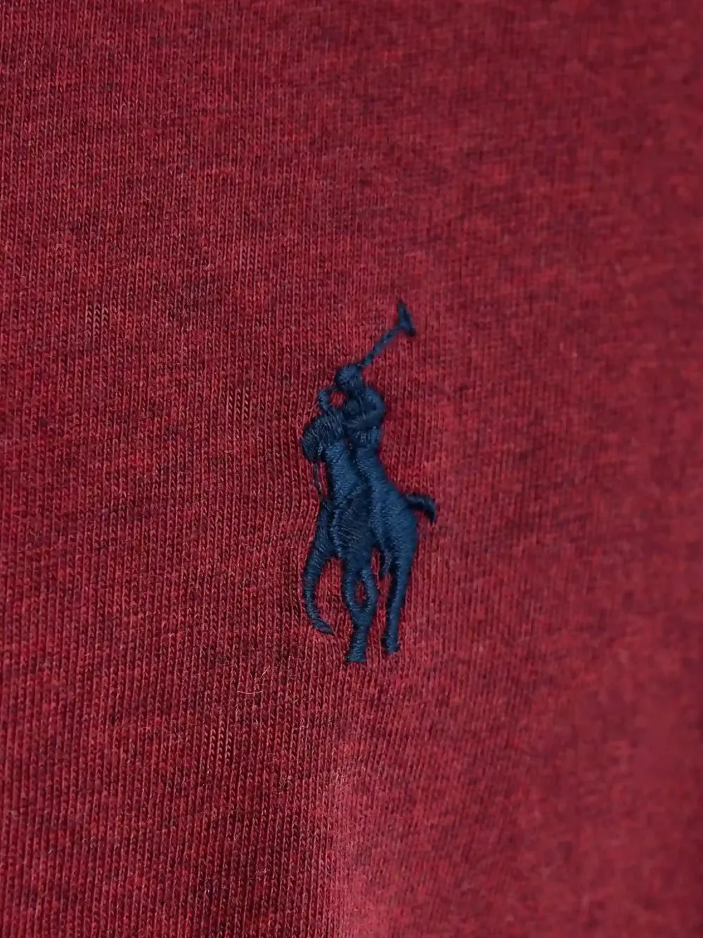 Polo Ralph Lauren T-shirt met logo en lange mouwen Rood