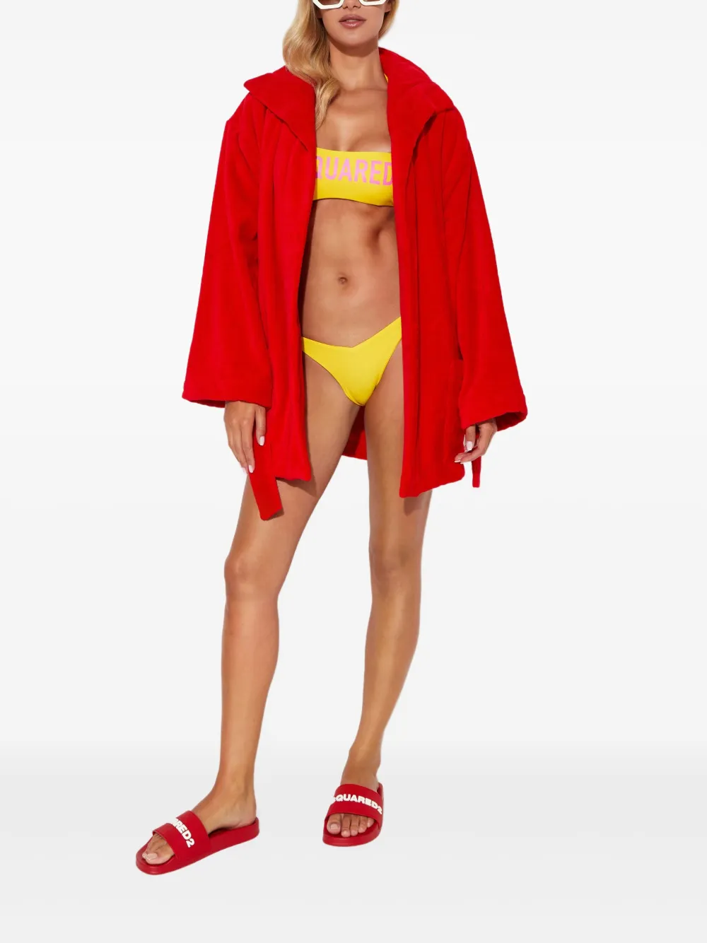 DSQUARED2 badetøj med bånd i taljen | Cover-ups | Image 2