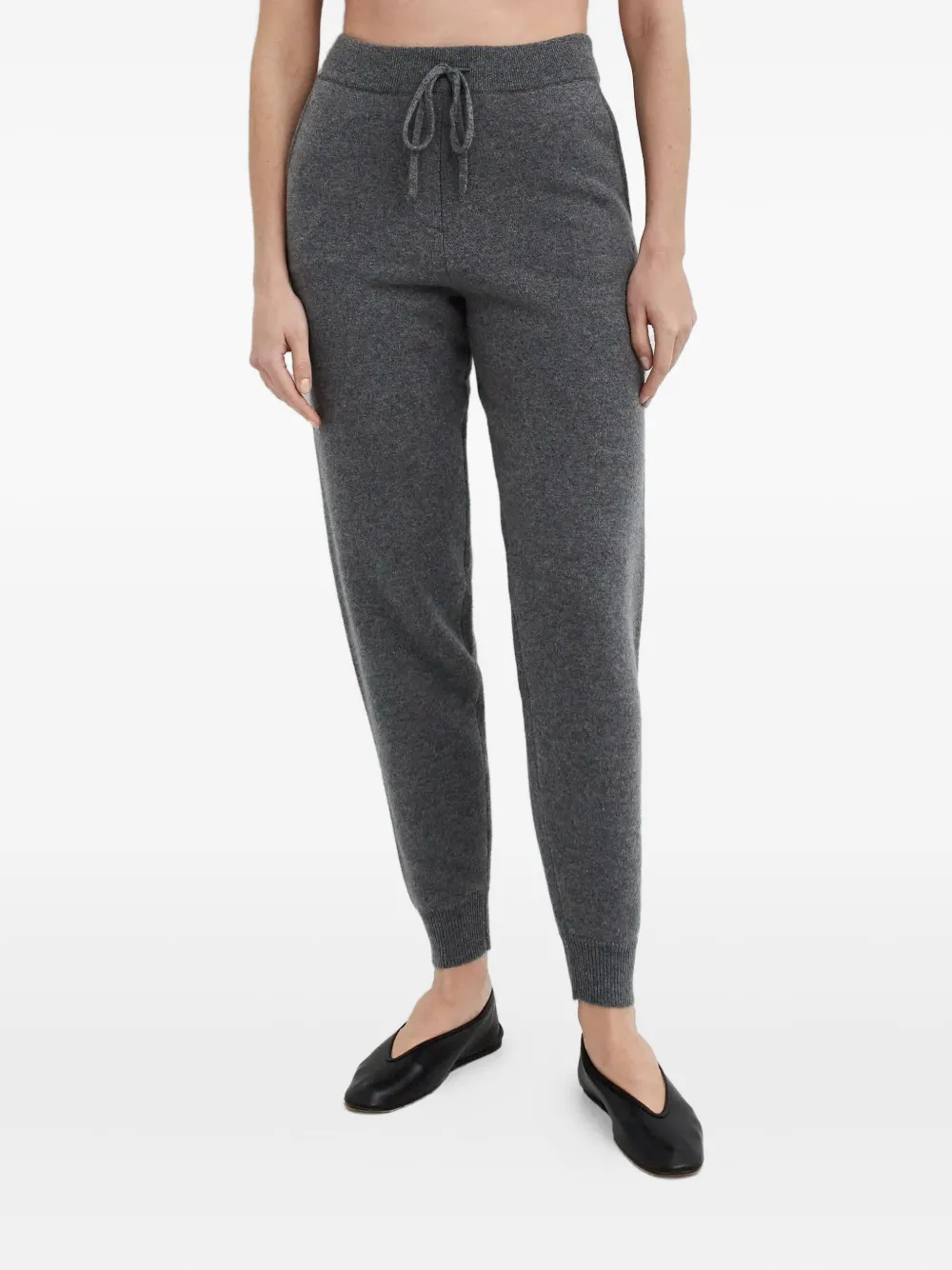 Loulou De Saison Hespero Elasticated Track Pants In Gray