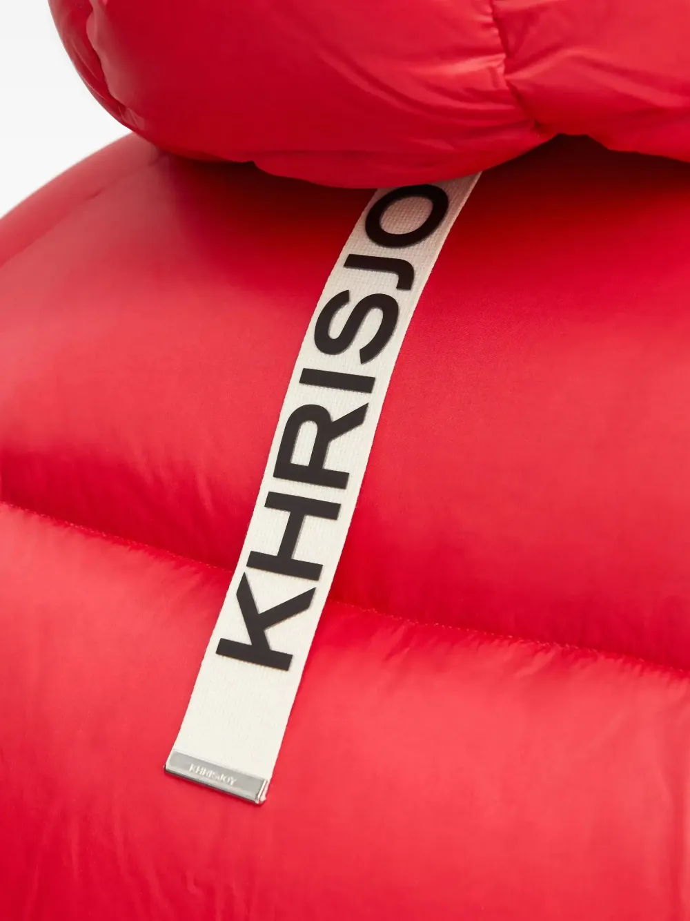 Khrisjoy Donsjack met capuchon en rits Rood