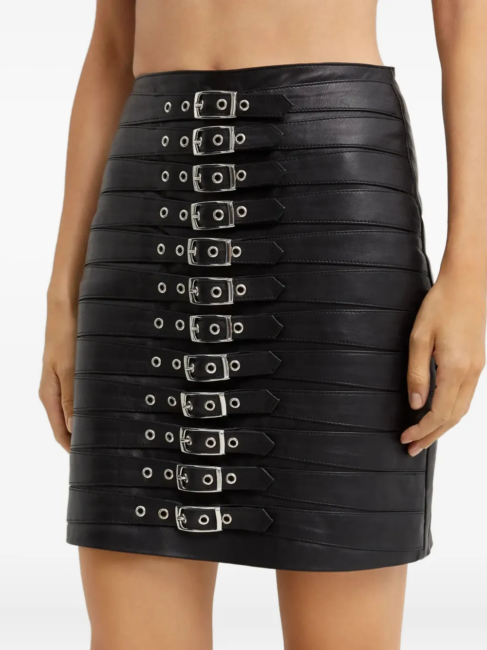 Manokhi Dita Mini Skirt In Black