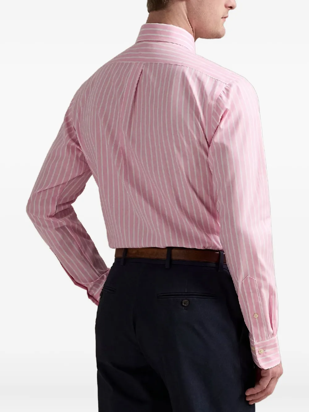 Polo Ralph Lauren Gestreept katoenen overhemd Roze