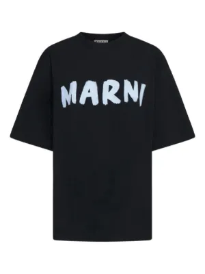 Marni ロゴ Tシャツ | ブルー | FARFETCH JP