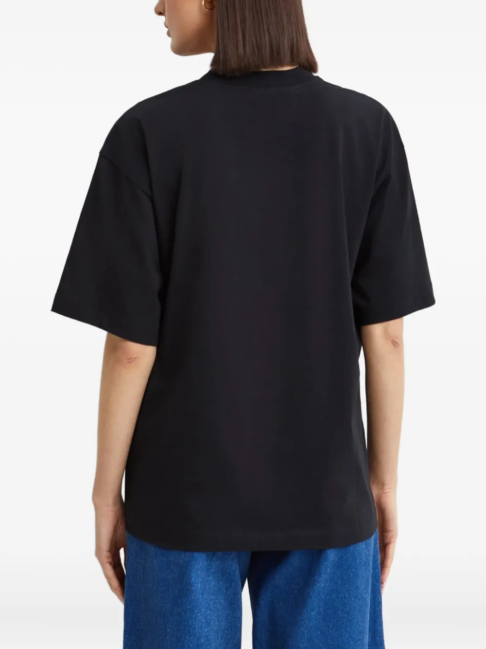 Marni T-shirt met logoprint Zwart