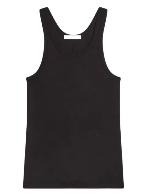 Helmut Lang camiseta con logo bordado