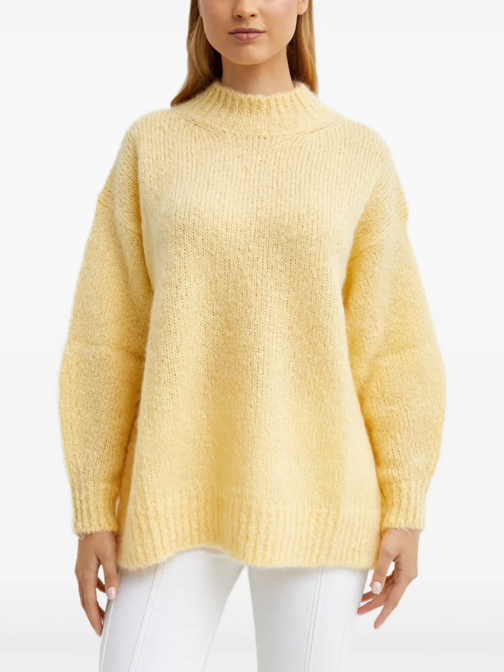 ISABEL MARANT round-neck long-sleeve sweater - Giallo