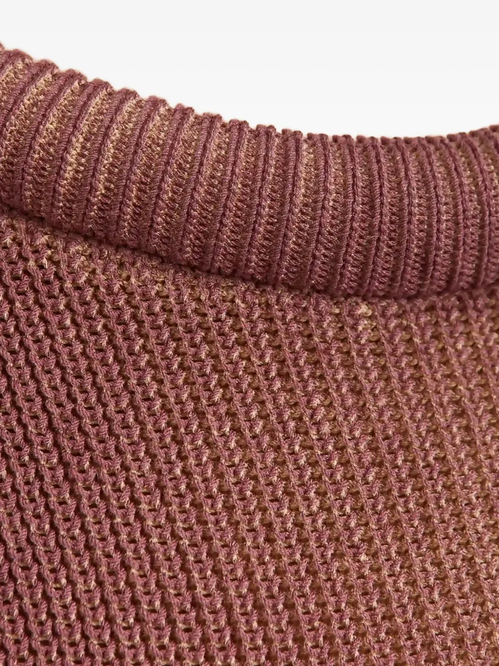Aya Muse Fiora mini-jurk met ombré-effect Bruin