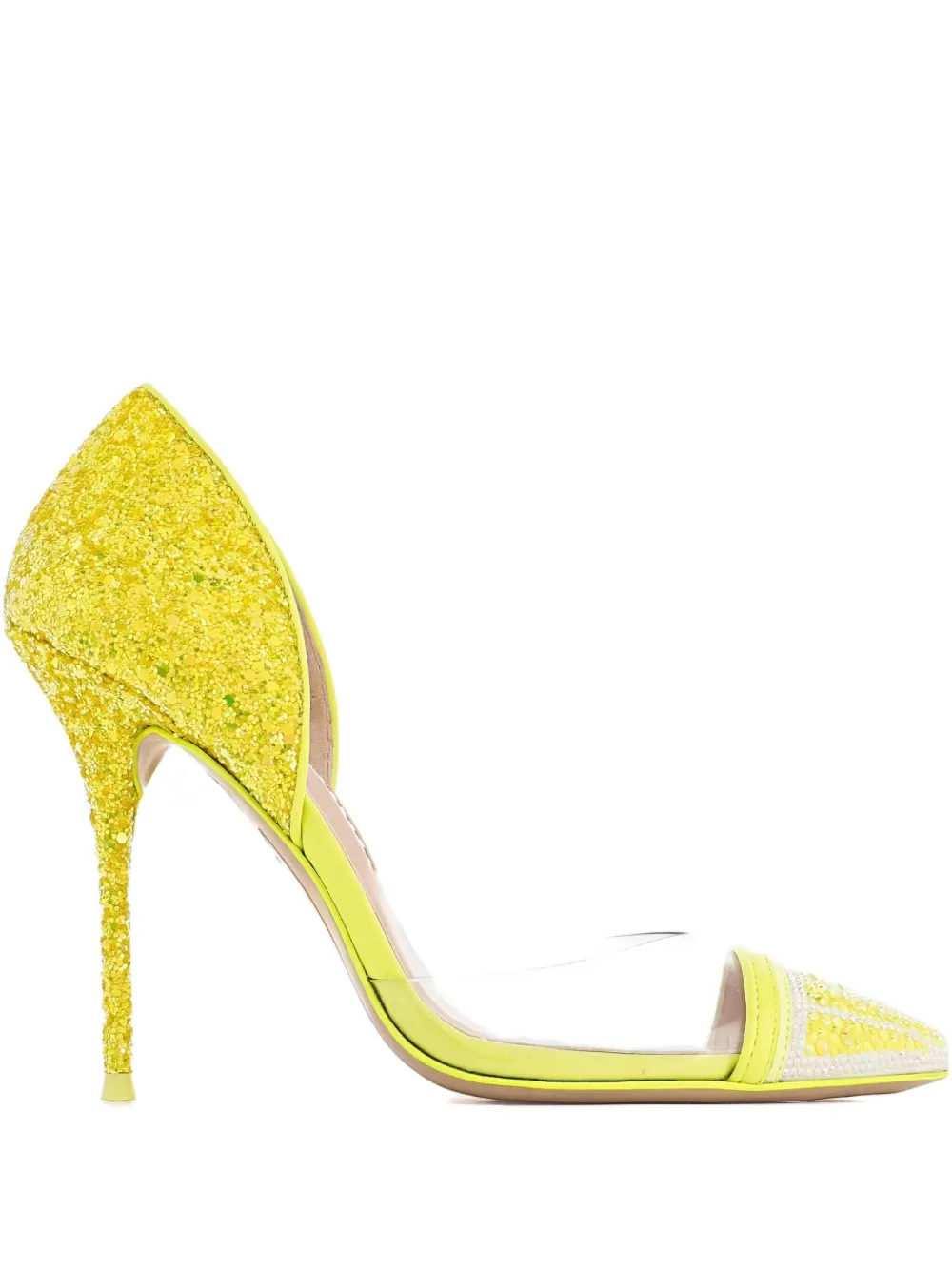 Sophia Webster 100mm Jessica pumps | Yellow | Image 1