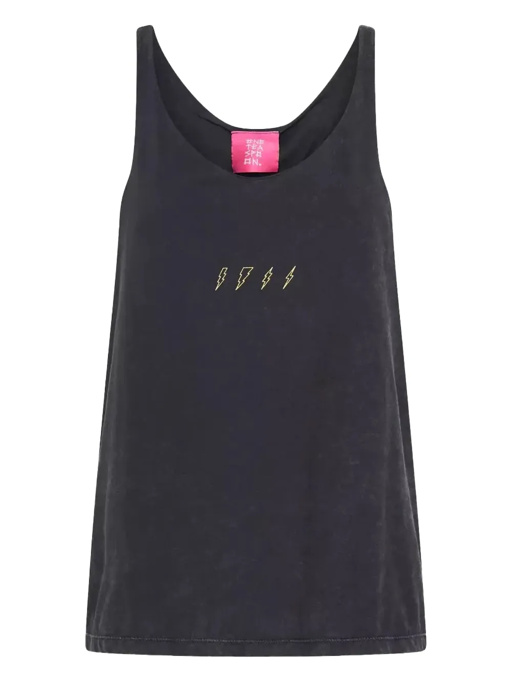 One Teaspoon top con estampado de rayo | gris | Image 1