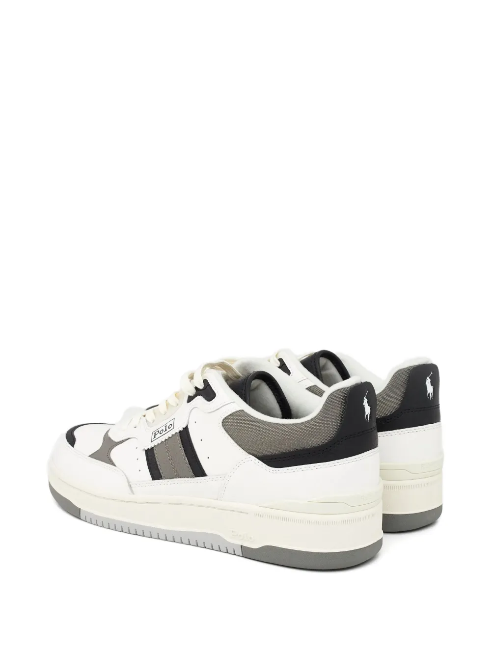 Polo Ralph Lauren Masters Sport Leather Sneakers In Multi