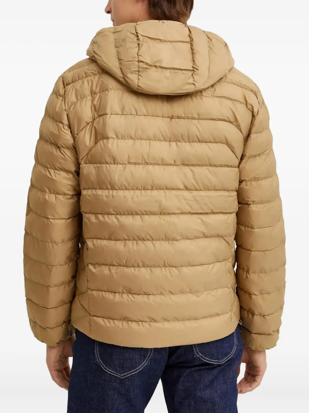 Polo Ralph Lauren Gewatteerd jack met rits en capuchon Beige