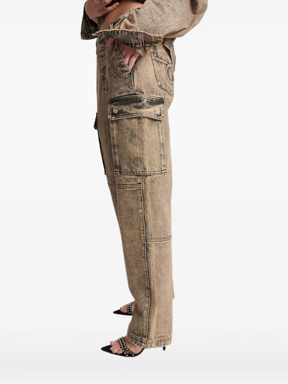 One Teaspoon Cargo Motion Jeans In Brown