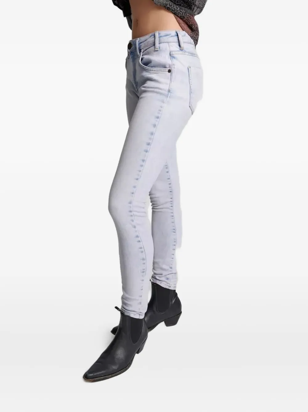 One Teaspoon Freebirds Ii High-waist Jeans In Blue