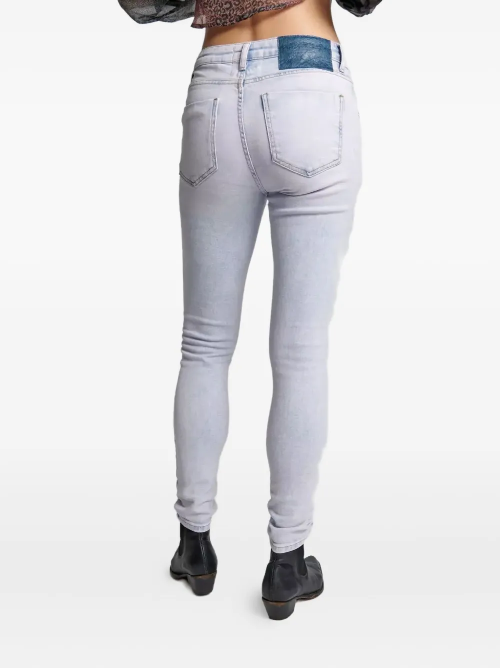 One Teaspoon Freebirds Ii High-waist Jeans In Blue