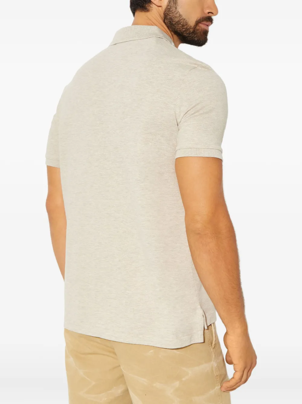 Polo Ralph Lauren Poloshirt met geborduurd logo Beige