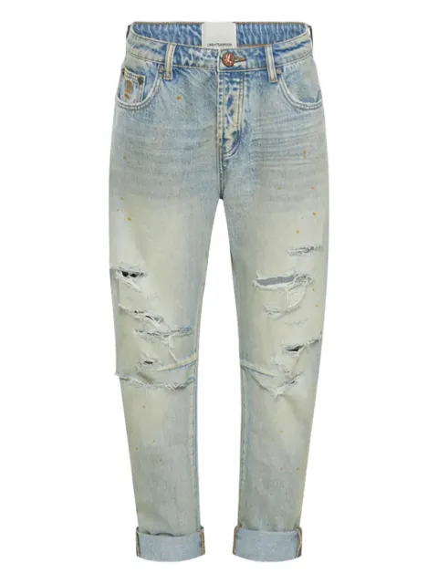 One Teaspoon jeans con cinco bolsillos y efecto envejecido