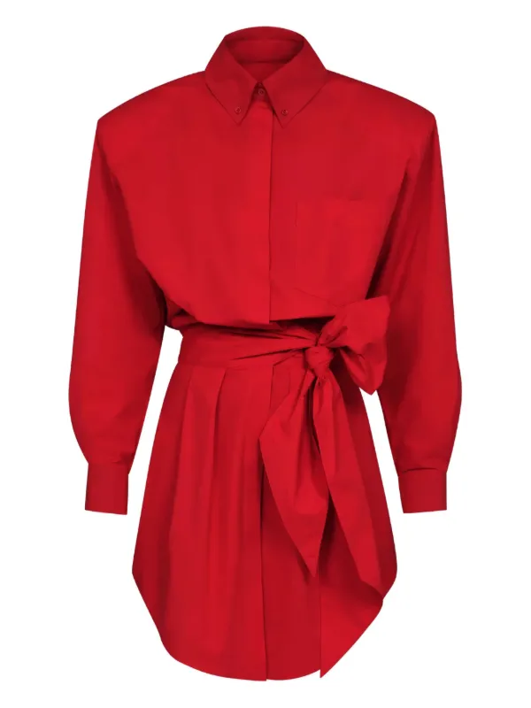 strapless open back dress Red USA Terry Towel Cloth Mini Dress Large