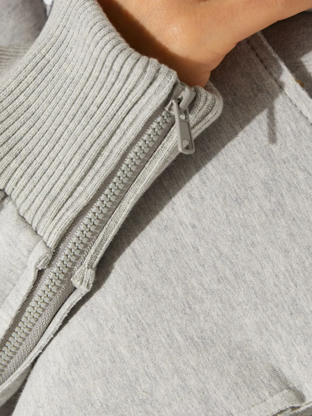 Norma Kamali Zipped Bomber Jacket In Gray