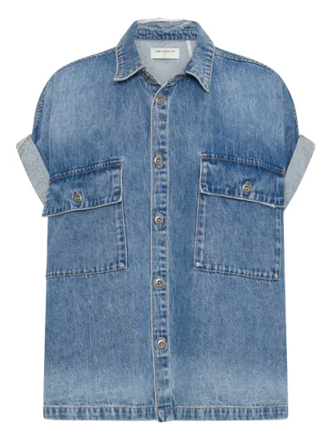 One Teaspoon buttoned flap-pocket shirt