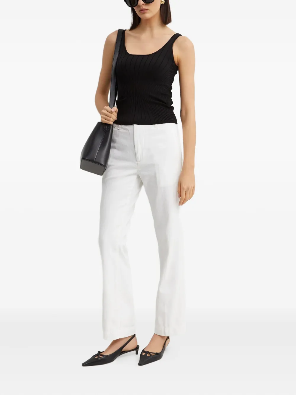 Fay straight-leg trousers - Wit