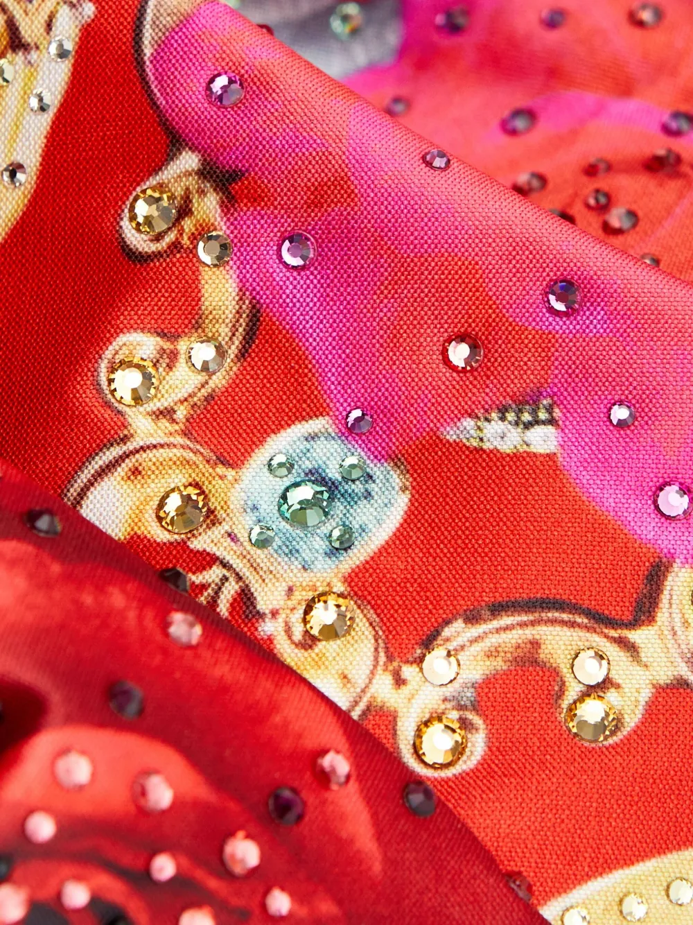 Camilla Maxi-jurk met bloemenprint Rood