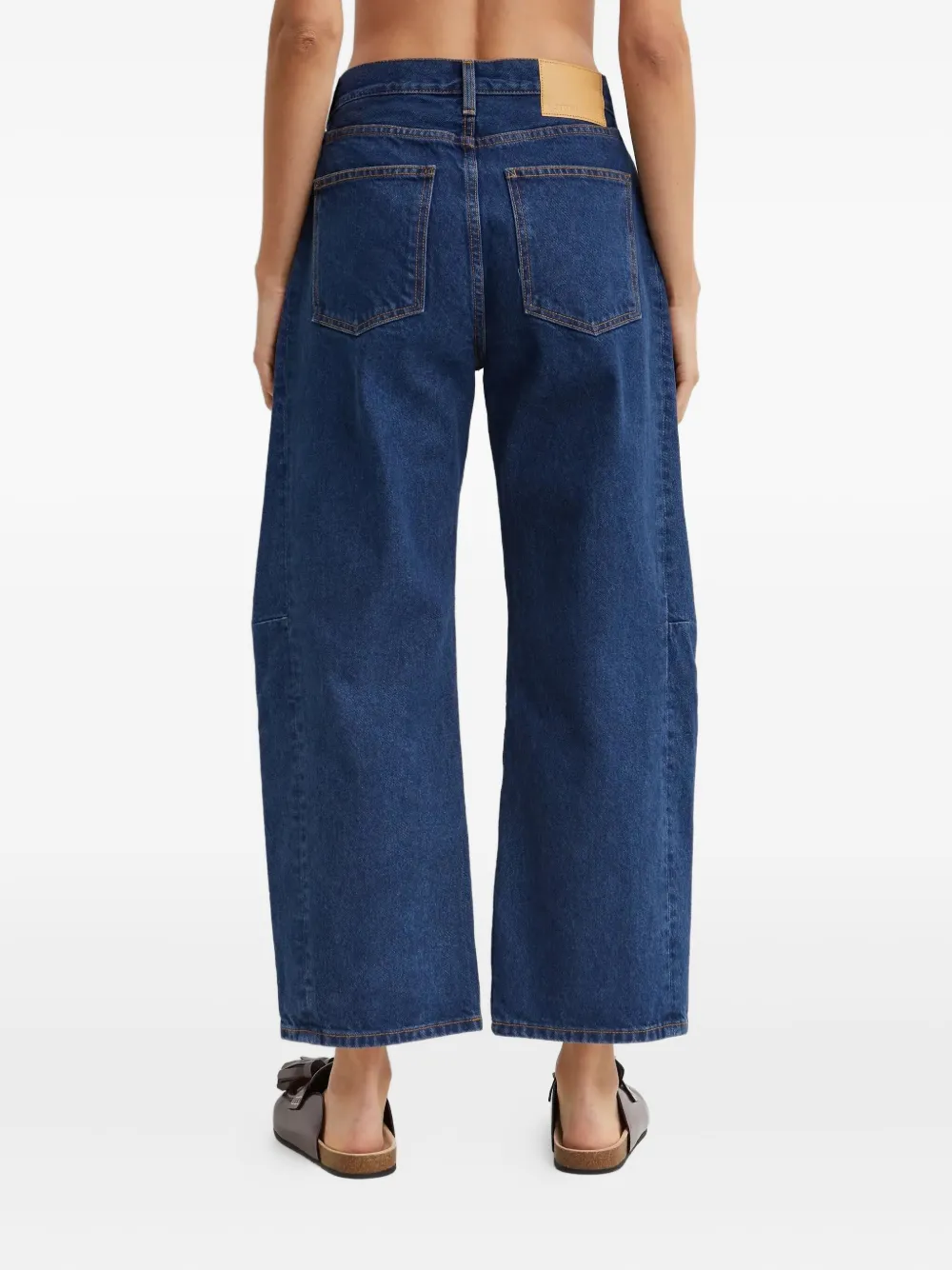 B Sides Lasso Seam-detail Jeans In Blue