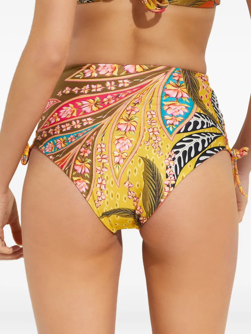Agua Bendita Hope Reversible Bikini Bottoms In Multi