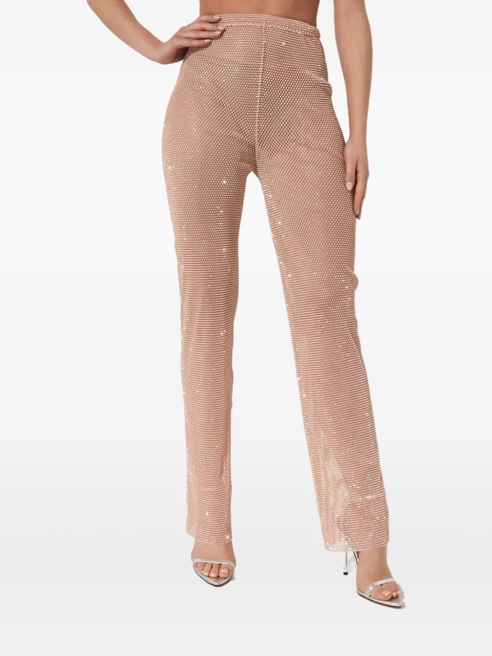Santa Brands crystal-embellished trousers - Rosa