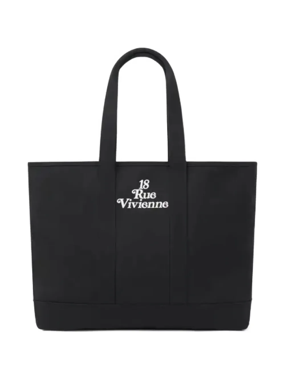Kenzo Logo-print Cotton Tote Bag In Black