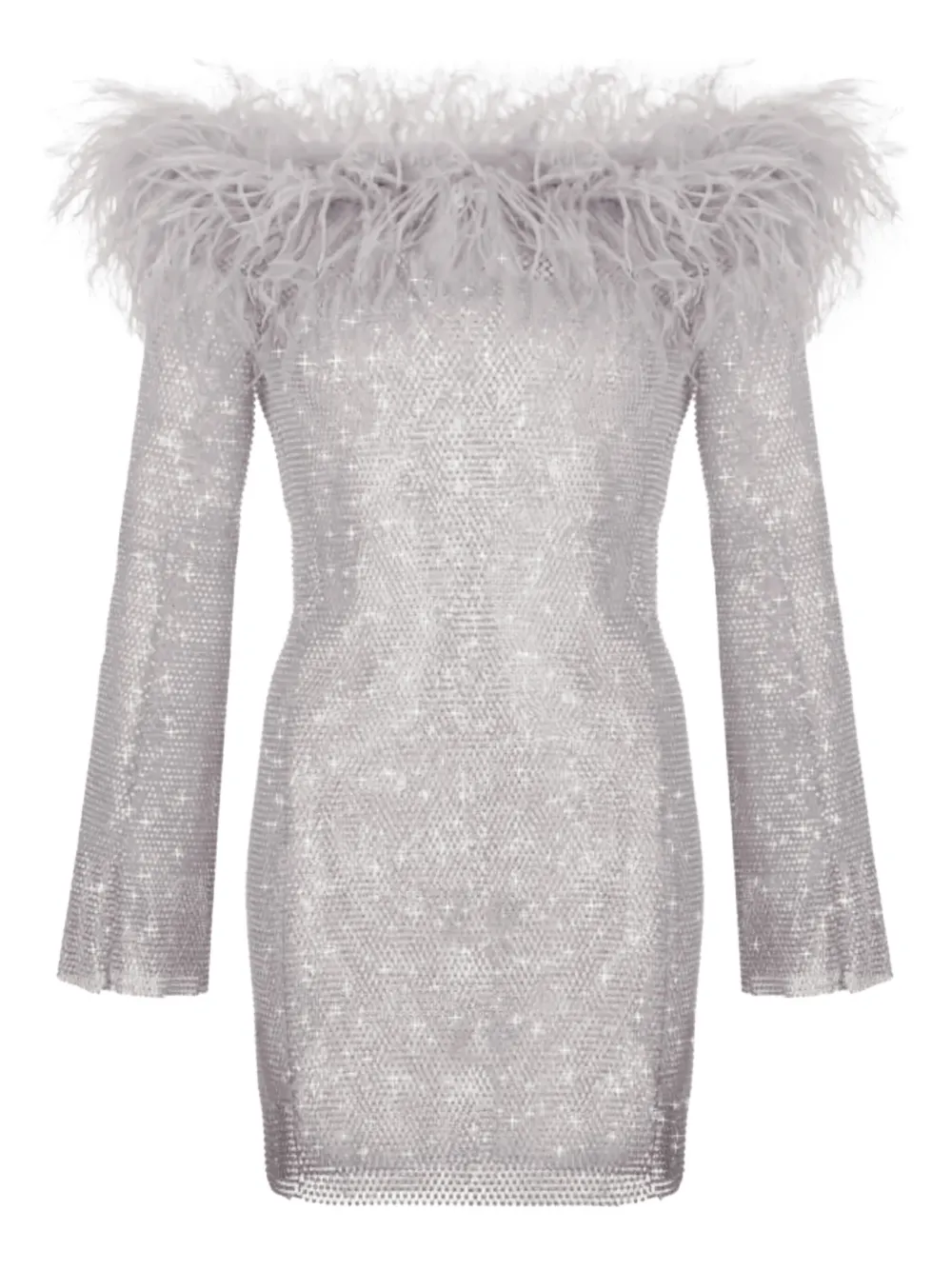 Santa Brands crystal mini dress - Grigio