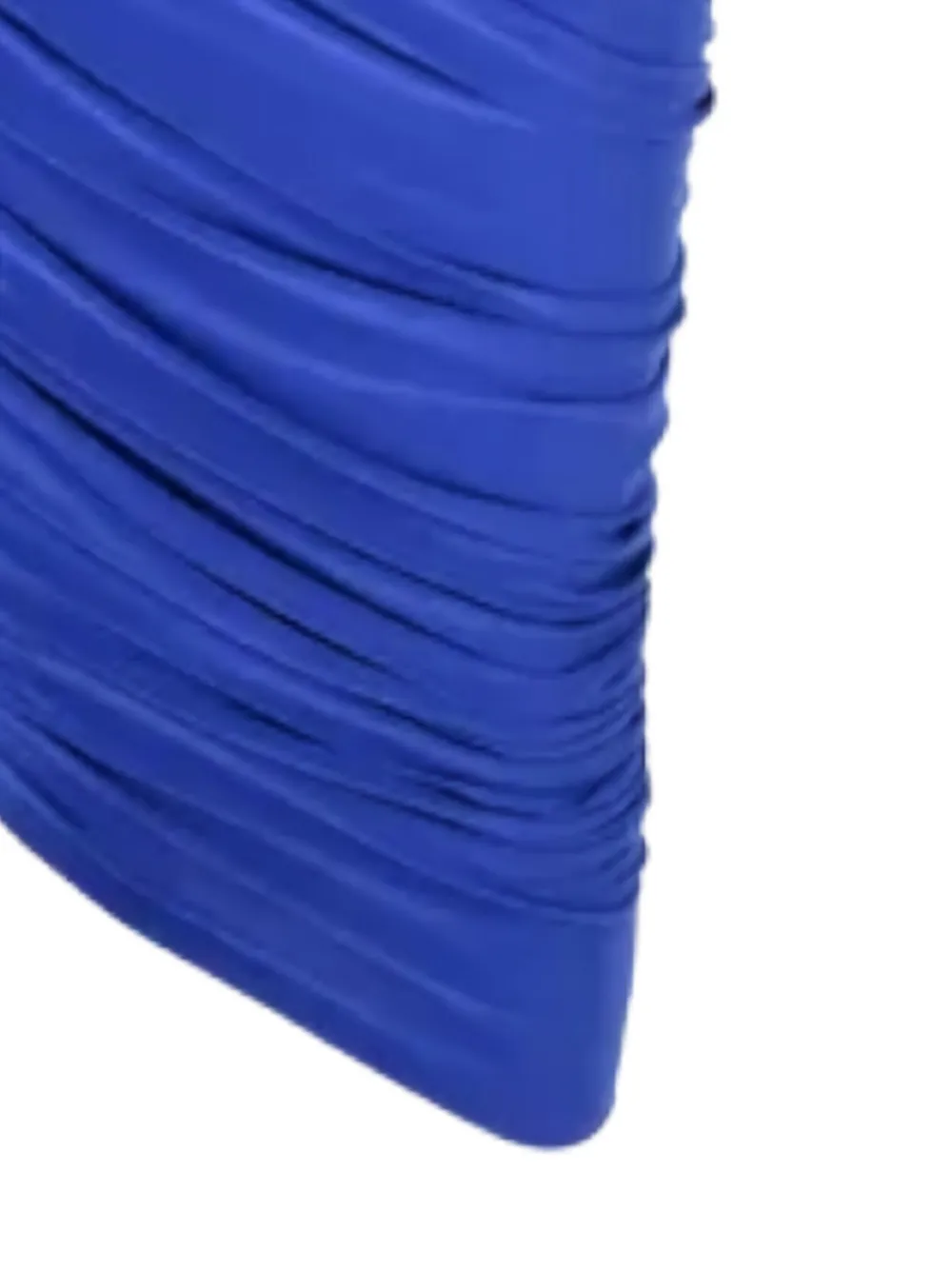 Norma Kamali Asymmetrische jurk met gedrapeerd design - Blauw