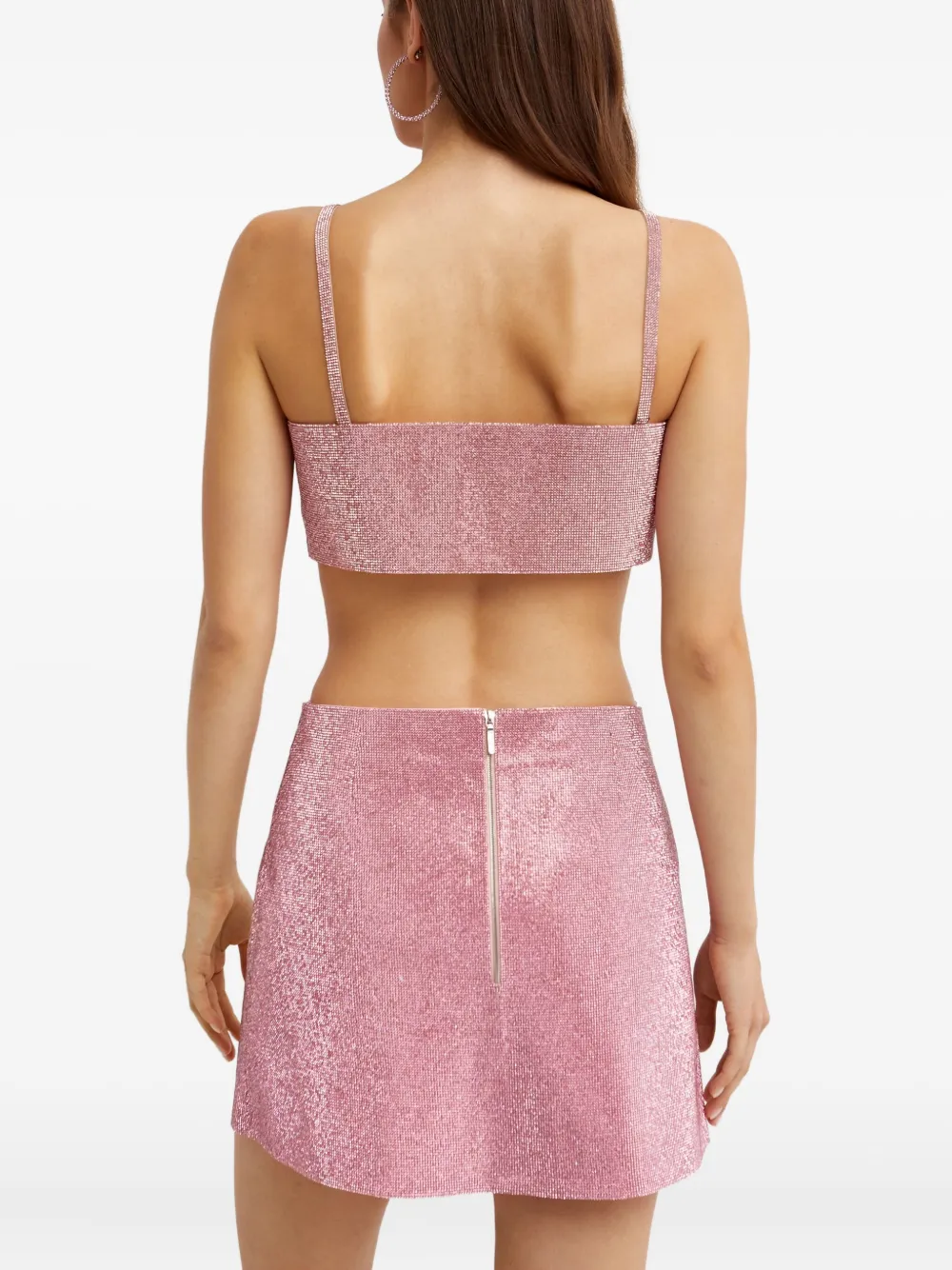 Nué Crystal-embellished Charlotte Top In Pink