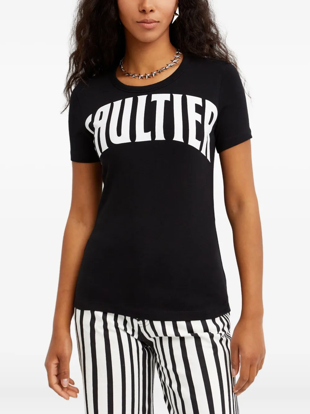 Jean Paul Gaultier The Black Gaultier T-shirt In Black