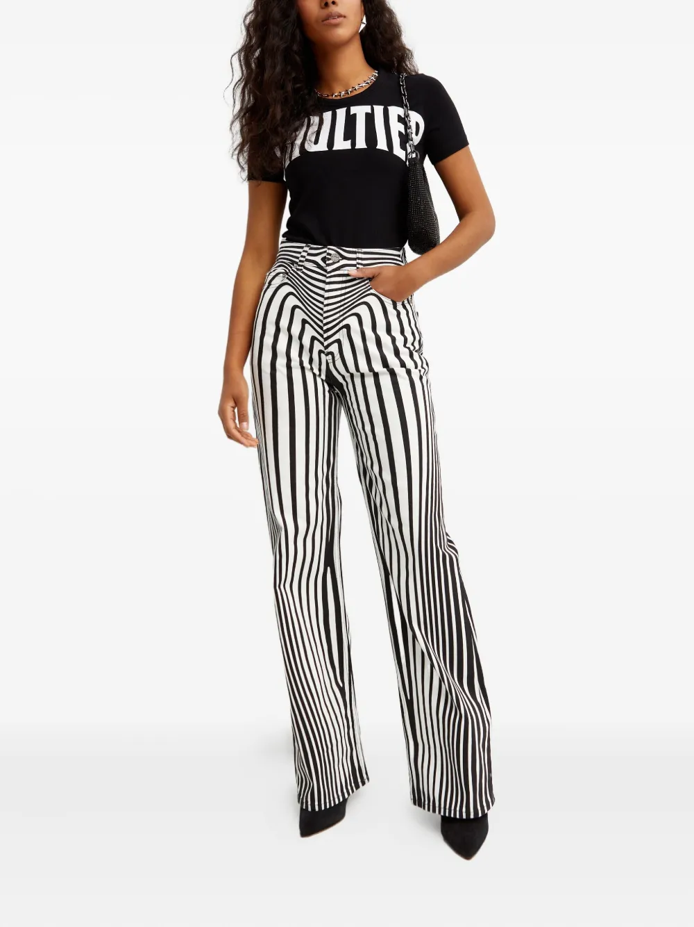 Jean Paul Gaultier The Black Gaultier T-shirt In Black