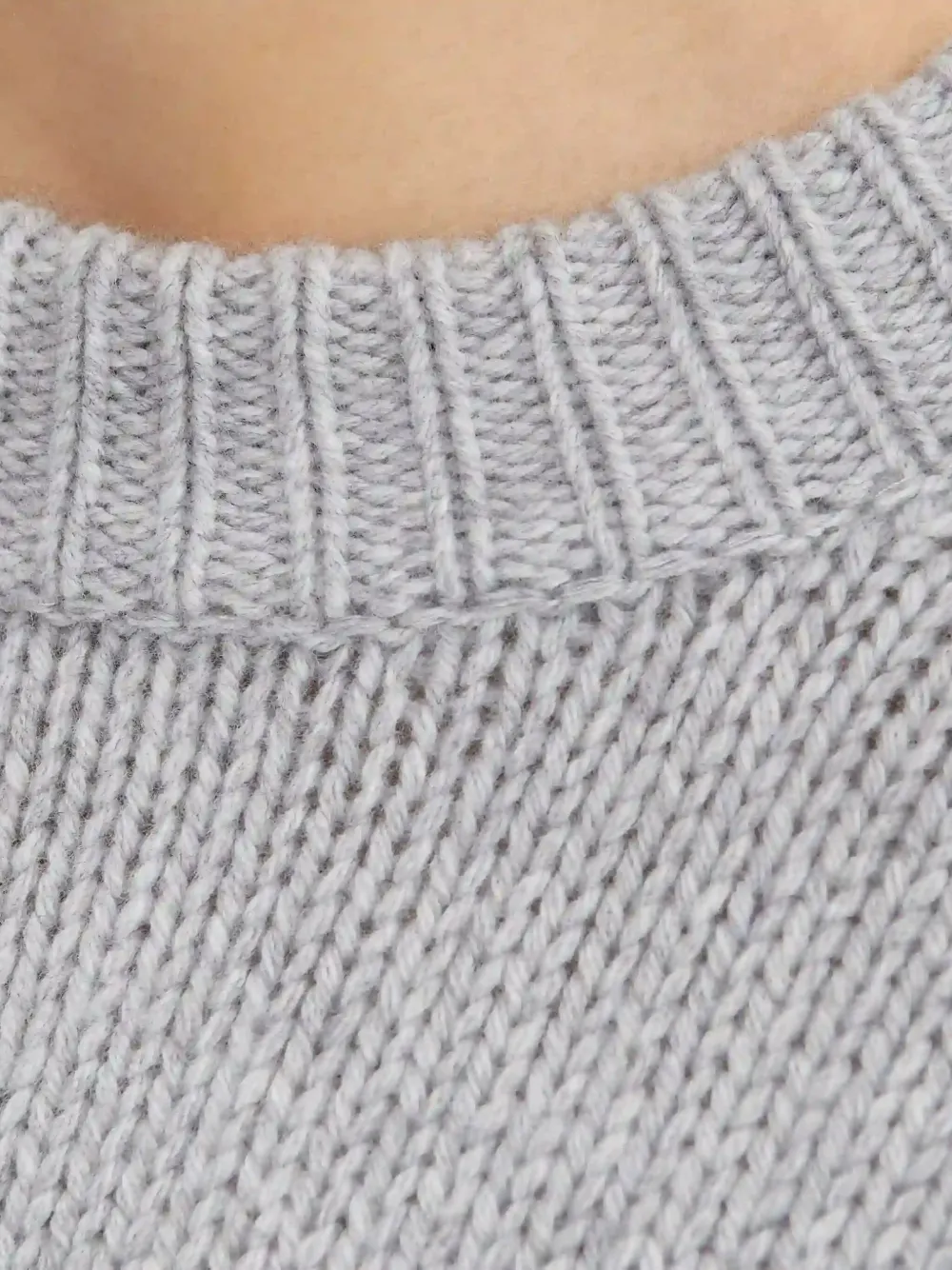 Theory Trui met hoge hals Grijs