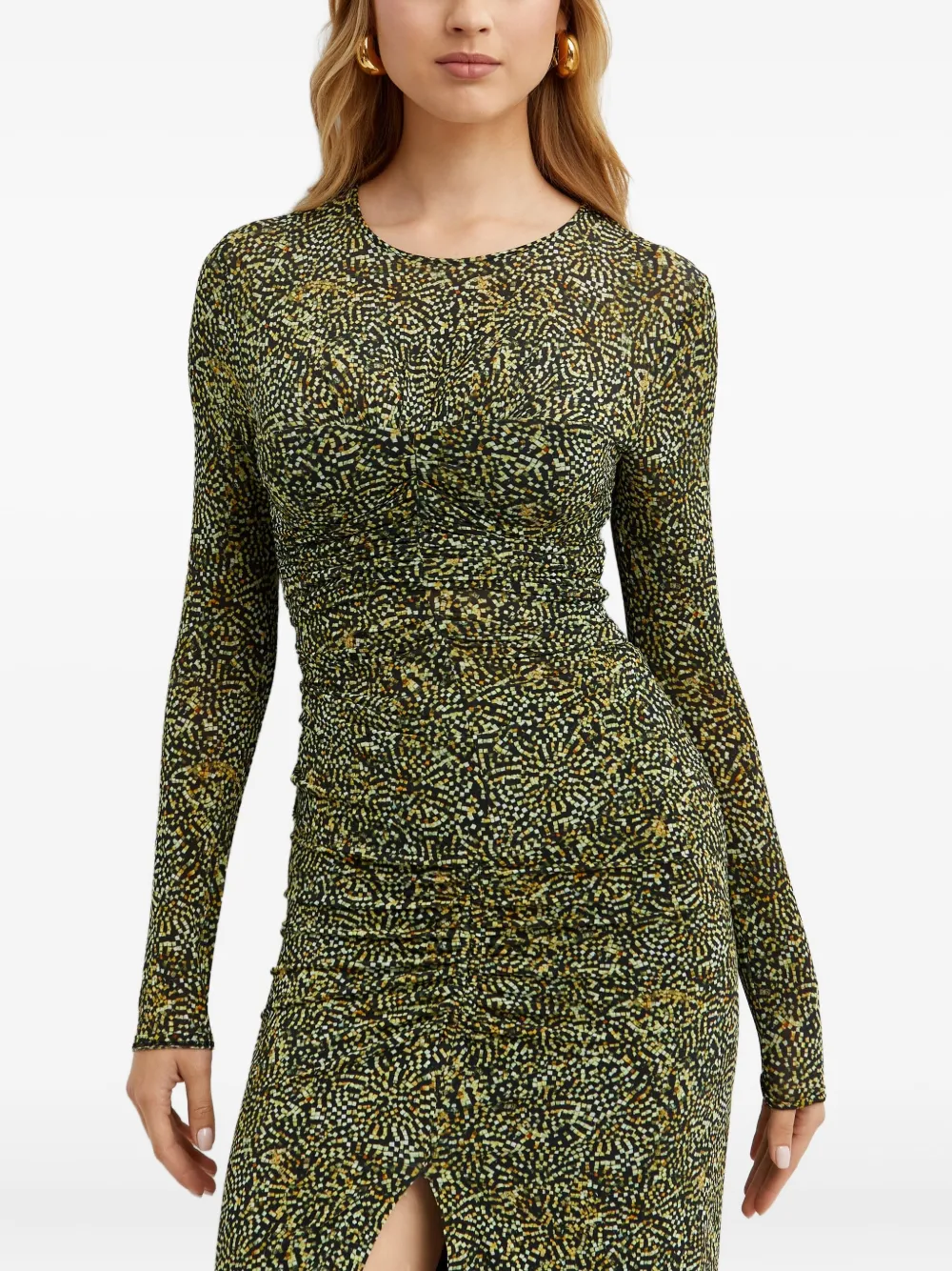 Isabel Marant Ruched Blouse In Green