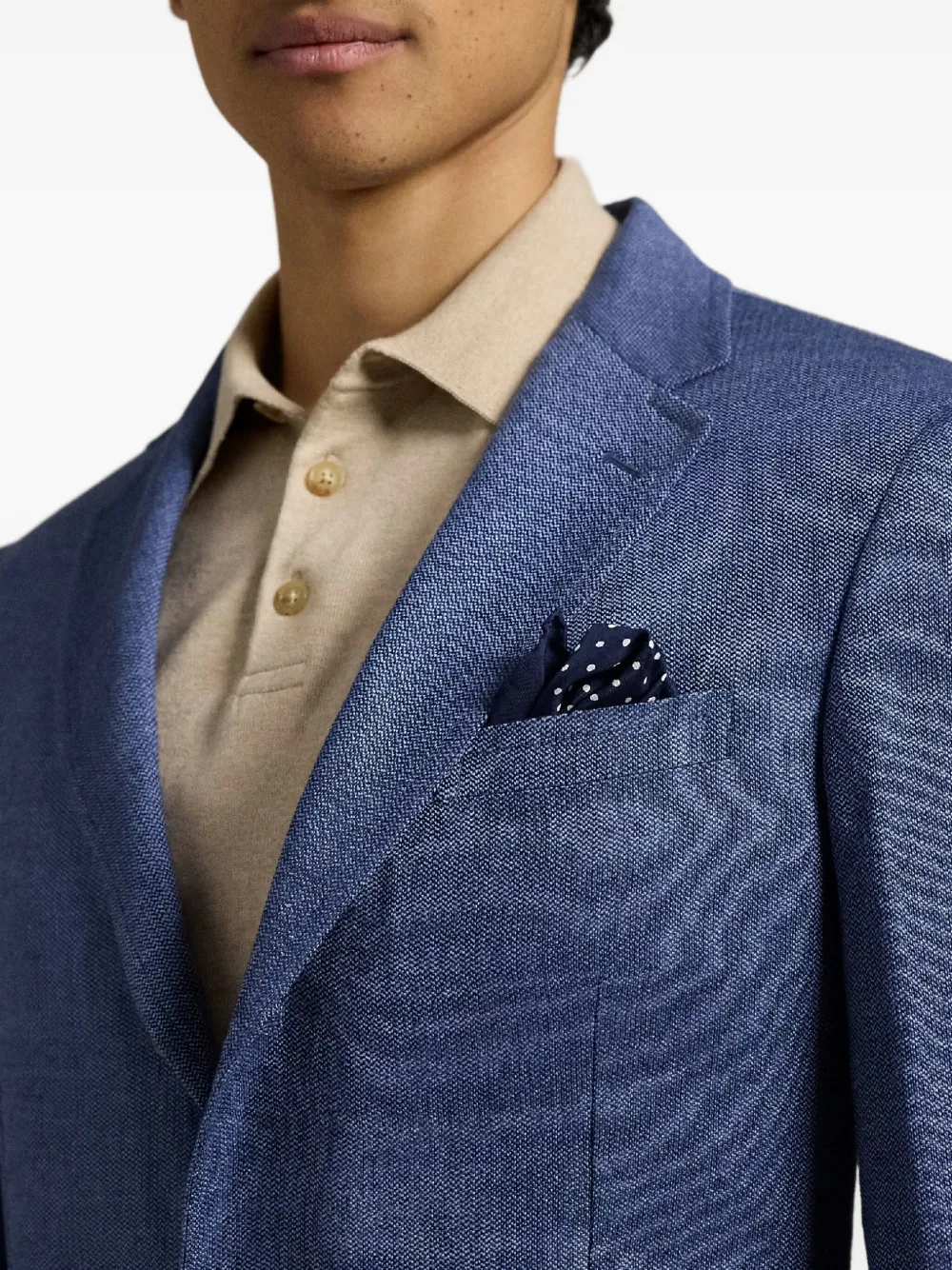 Polo Ralph Lauren Jack met enkele rij knopen Blauw